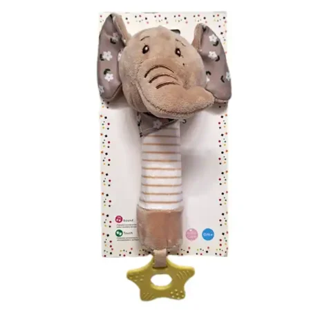 جغجغه سوتی طرح فیل برندbabygift